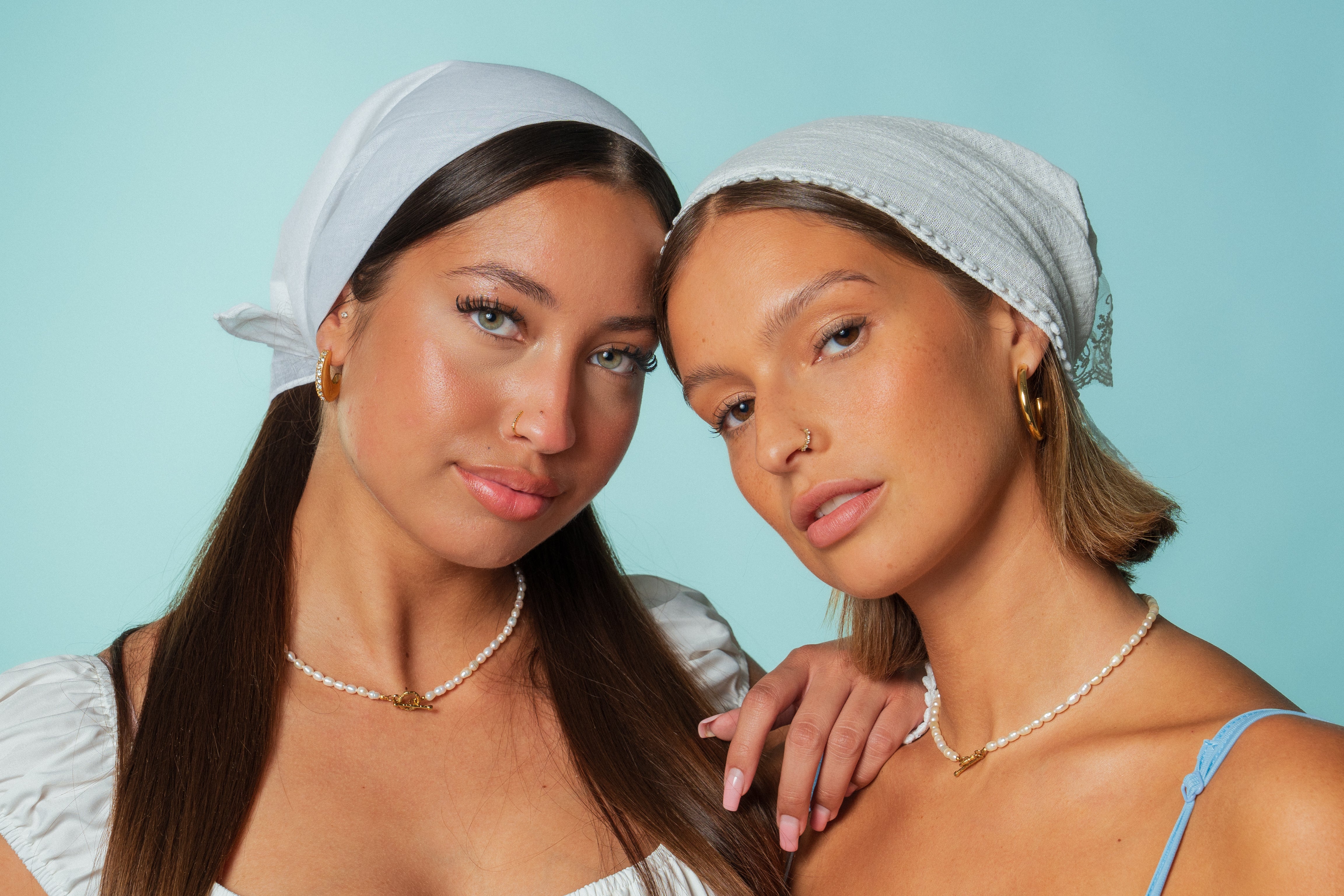 Lunifia - real and fake piercings - nose navel ear