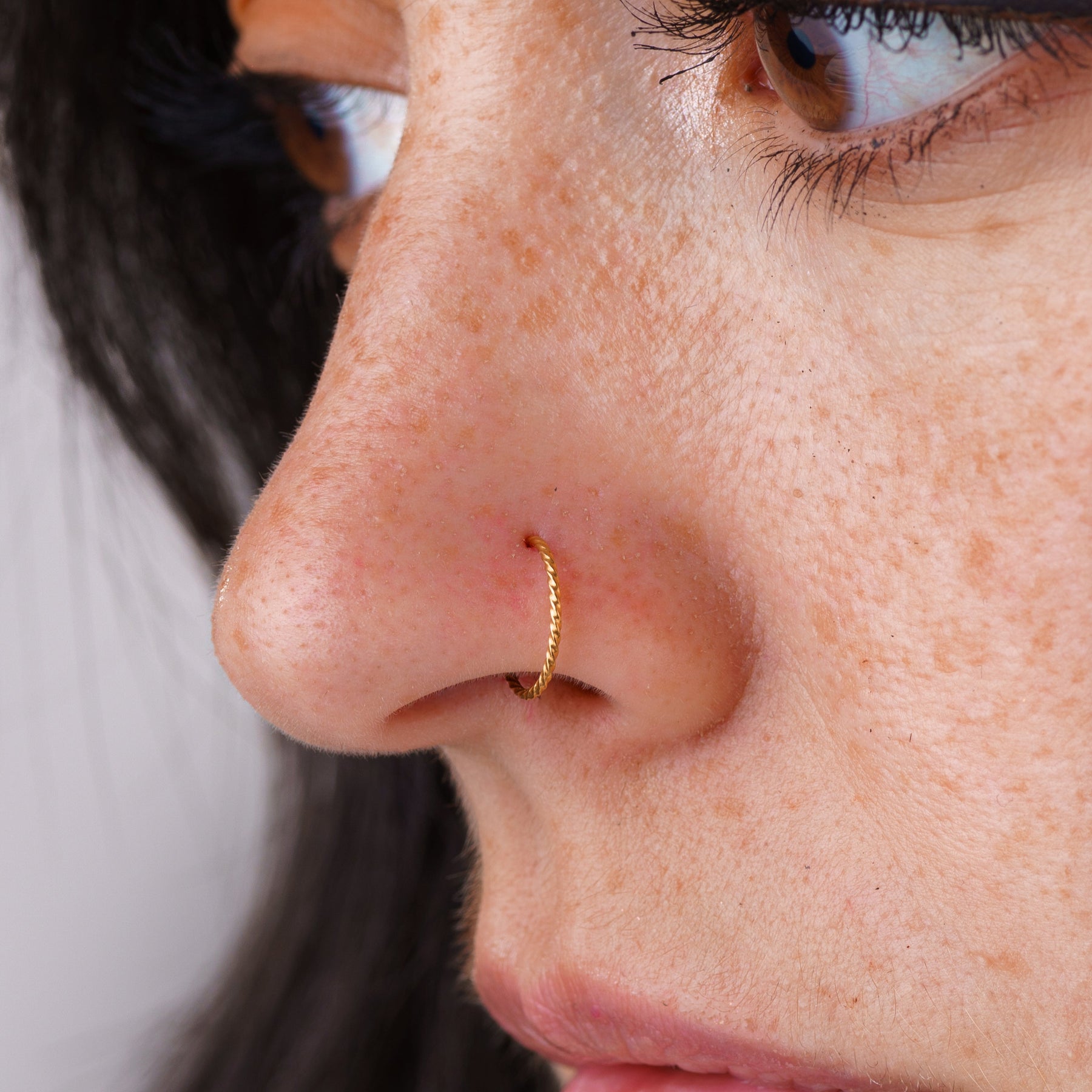 Manel nose piercing
