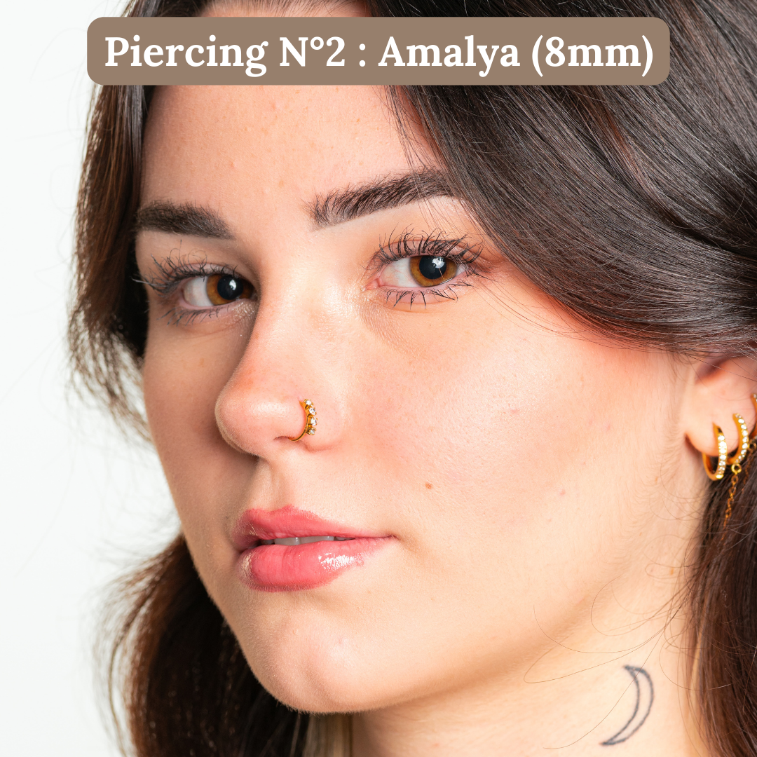 Coffret les indispensables : 4 vrais piercings au nez