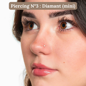 Coffret les indispensables : 4 vrais piercings au nez