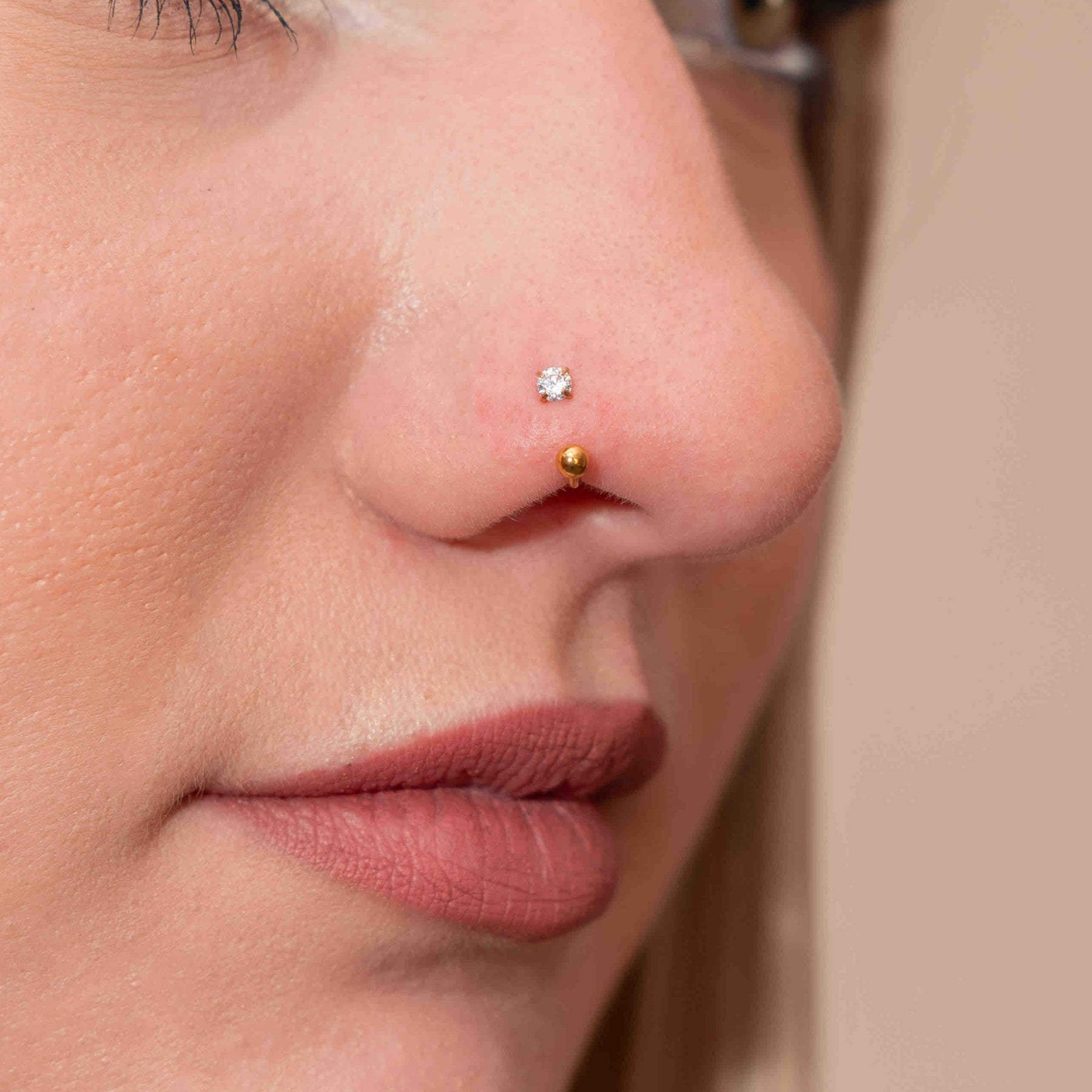 Piercing au nez Louise - petite pierre