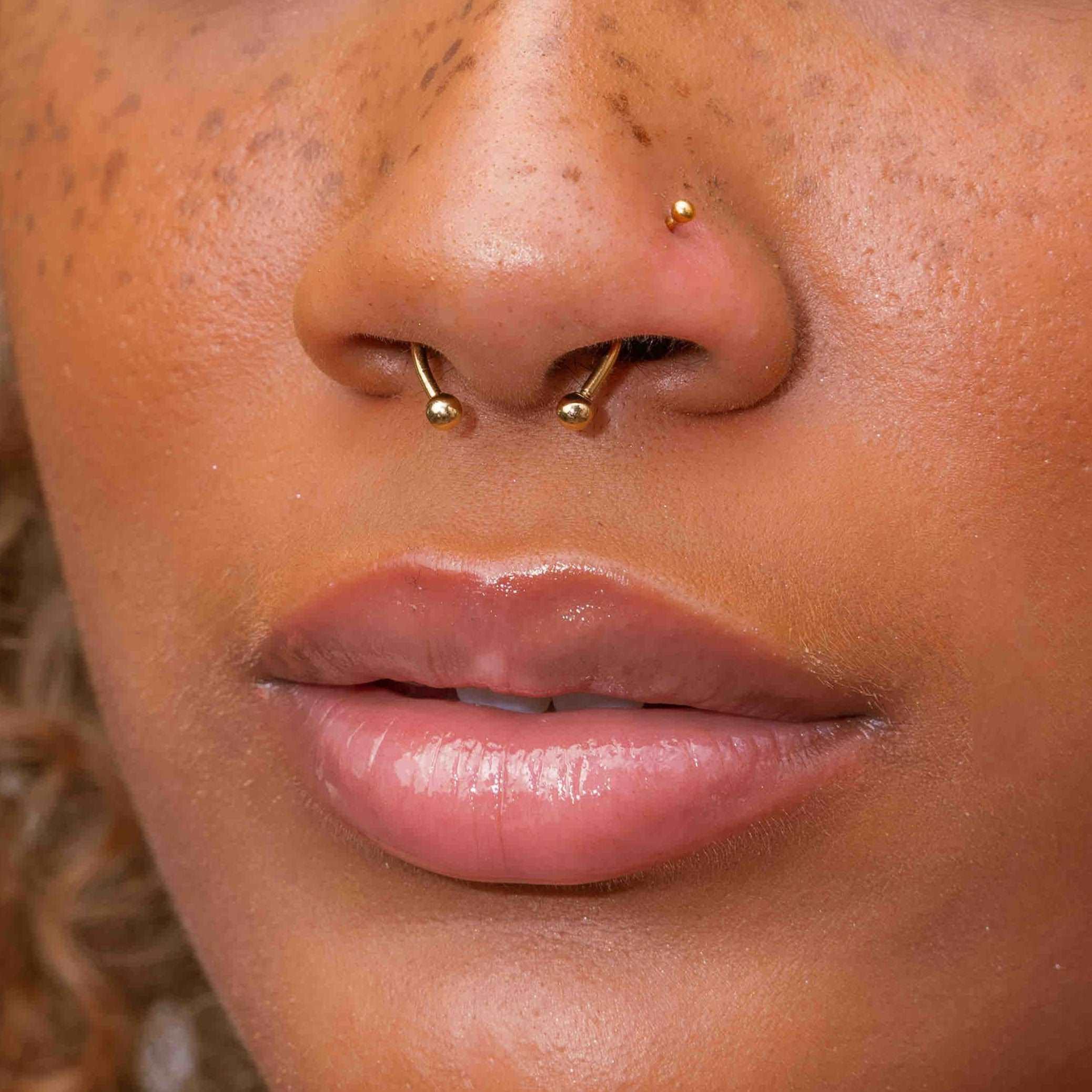 faux piercing nez septum